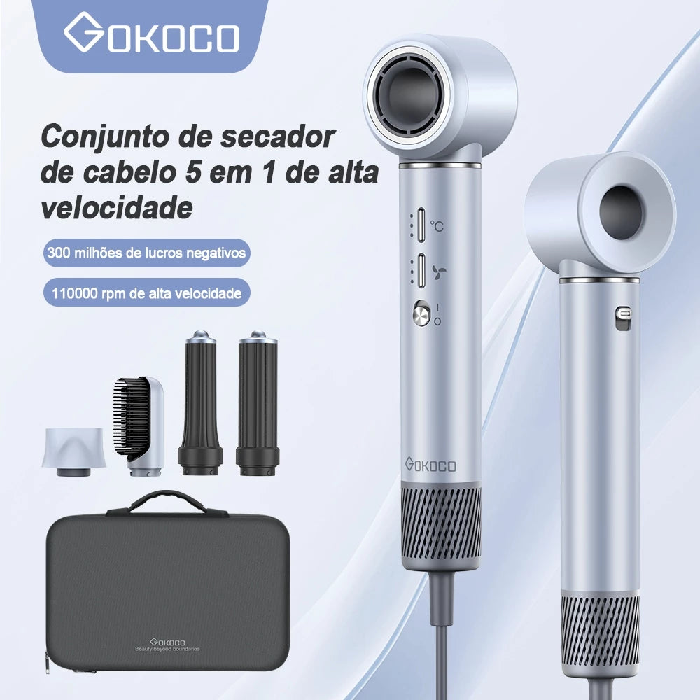 Secador de Cabelo Profissional 1500W - Secagem Rápia
