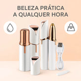 Kit Magic Face - Depilador Facial + Depilador Sobrancelha Portátil