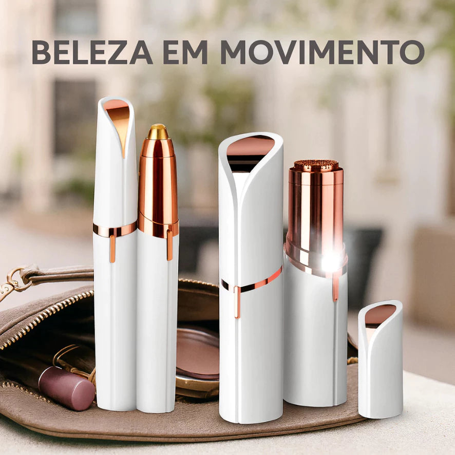 Kit Magic Face - Depilador Facial + Depilador Sobrancelha Portátil