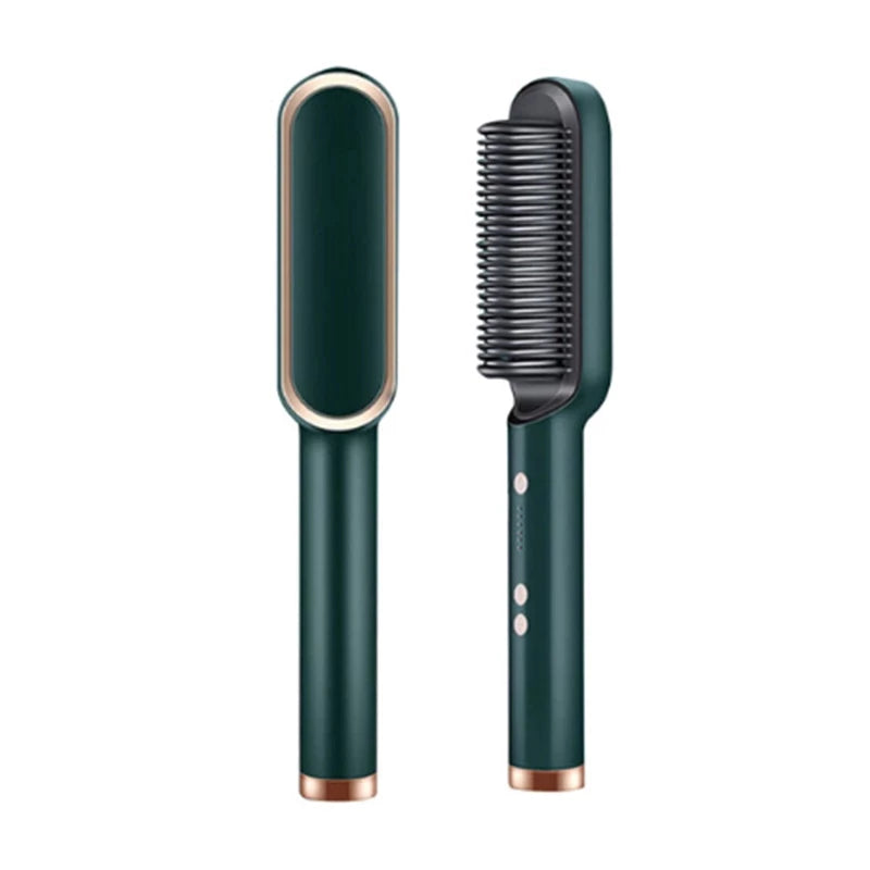 SmartLiss 5 em 1 – Escova Alisadora que Alisa, Modela, Hidrata e Elimina o Frizz