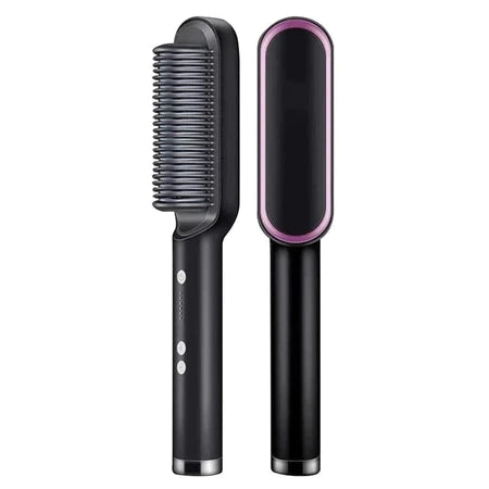 SmartLiss 5 em 1 – Escova Alisadora que Alisa, Modela, Hidrata e Elimina o Frizz