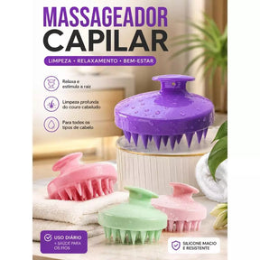 Hair Spa Brush™ – Escova Massageadora para Couro Cabeludo (Compre 1, LEVE 2)