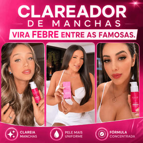 Clear Beauty 3 em 1 – Creme Clareador para Rosto, Axilas e Virilha