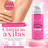 Clear Beauty 3 em 1 – Creme Clareador para Rosto, Axilas e Virilha
