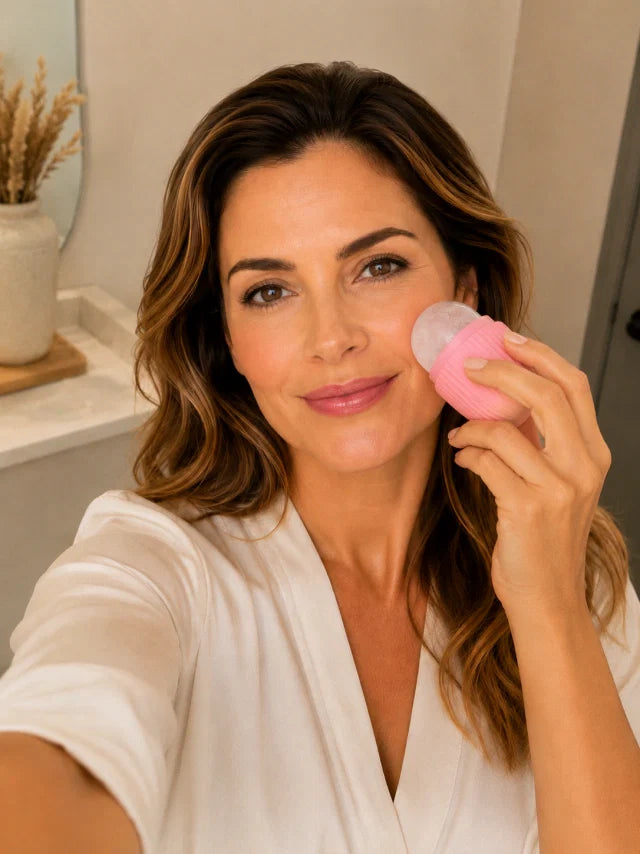 Ice Glow – Massageador Facial de Gelo