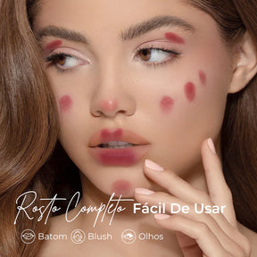 Cushion SACE LADY 3 em 1 - Batom, Blush e Sombra