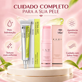 Retinal Shot + Glow Stick de Colágeno - Kit Pele de Porcelana