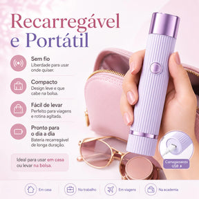 Smooth Pro 3 em 1 – Depiladora Elétrica Recarregável - À Prova D´Água