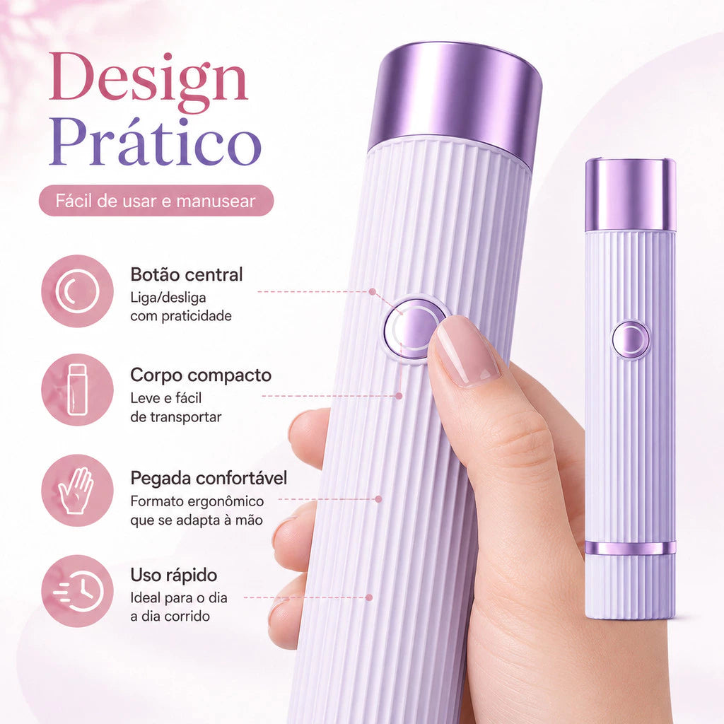 Smooth Pro 3 em 1 – Depiladora Elétrica Recarregável - À Prova D´Água