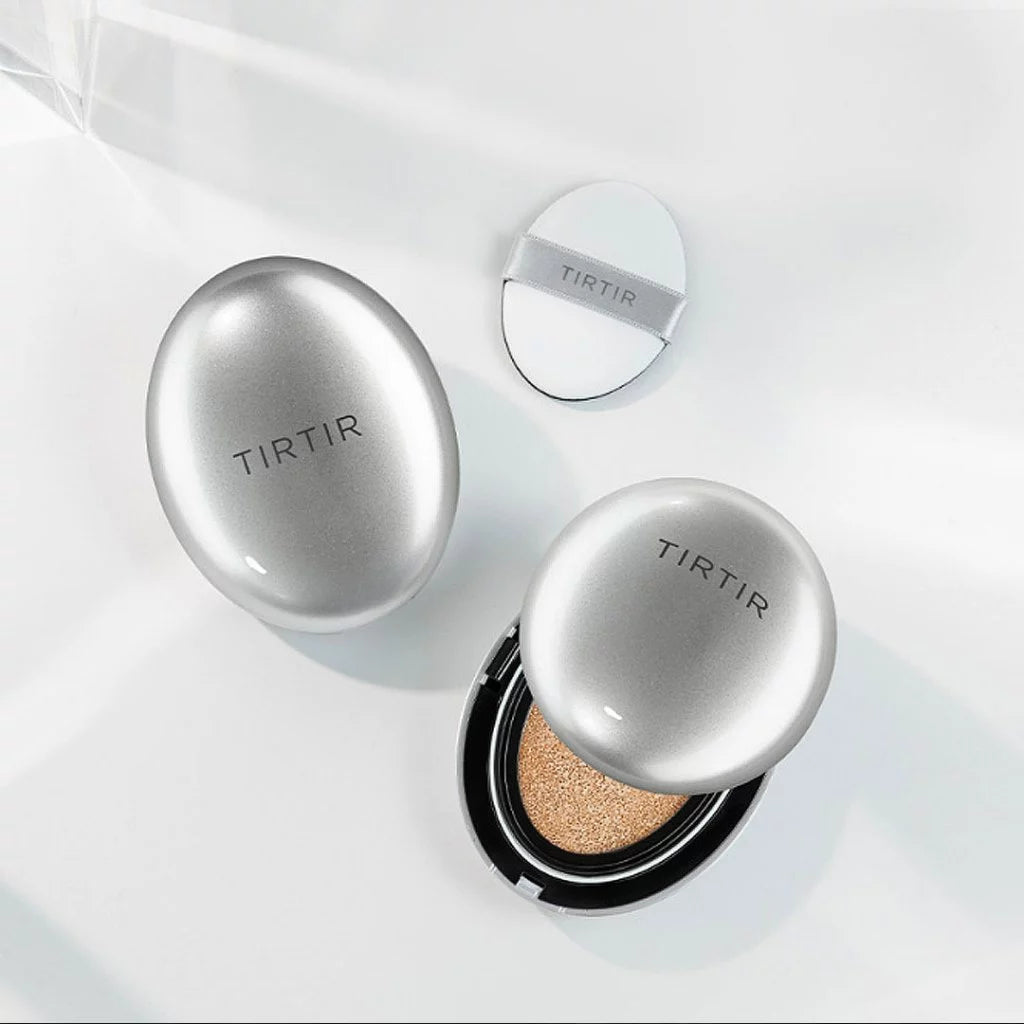 Base TIRTIR Crystal Mesh Cushion – Efeito Glow e Cobertura Natural